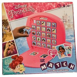 Disney- Princess Match Game Crazy Cube Game NWT, Sealed